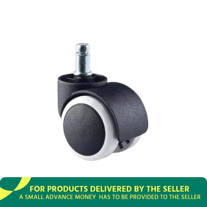 Hooded Wheels for Office Chair & Trolly-Full Black/High Durable ...