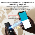 MSAI T8 PRO Translator 131 Languages Voice Translation Bluetooth 5.1 Two Way Real Time Portable Translate for Business travel.