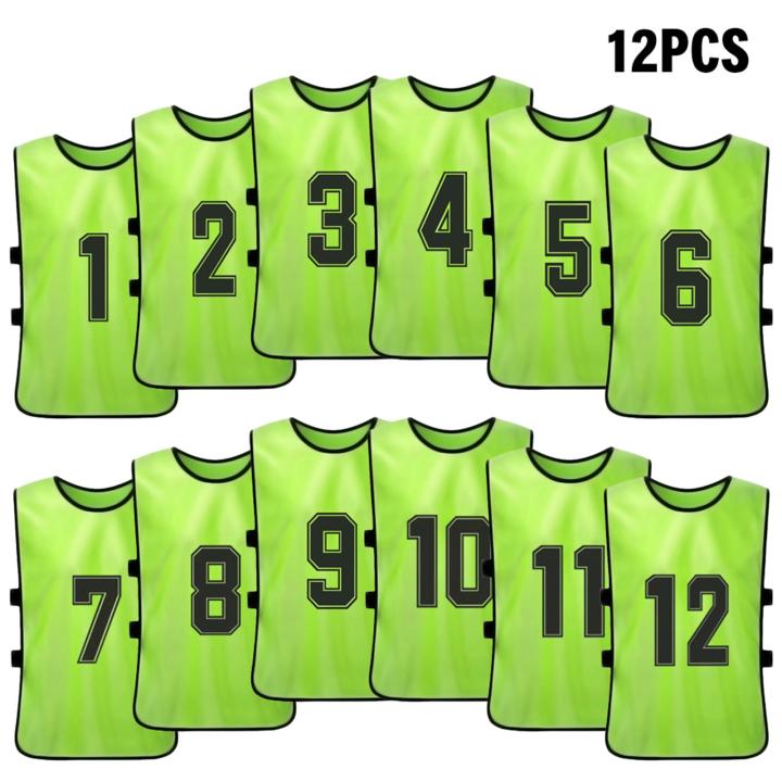 6/12PCS%20Kid's%20Football%20Pinnies%20Quick%20Dry%20Soccer%20Jersey%20Youth%20Sports%20Scrimmage%20Basketball%20Team%20Training%20Numbered%20Bibs%20Sports%20Vest%20-%20Image%207