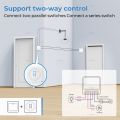 ZigBee/ WiFi Smart Switch 16A Diy 2 Way Control Light Switches Breaker Relay Automation For 2MQTT Alexa  Home. 