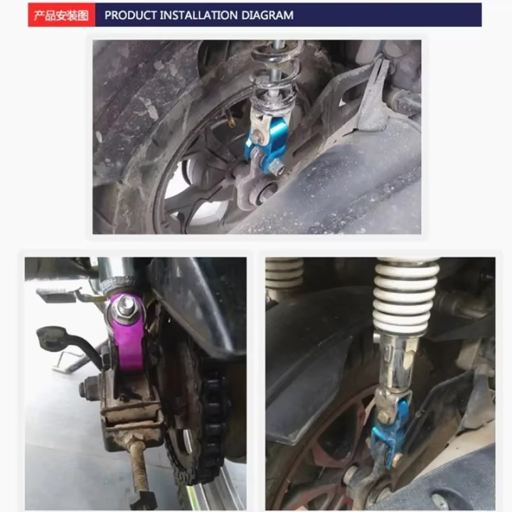 1/2Pcs%20Aluminum%20alloy%20Motorcycle%20Motorbike%20Dirt%20Bike%20Shock%20Absorber%20Height%20Extender%20Jack%20Up%20Riser%20-%20Image%204