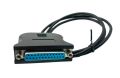 USB To 25 Pin DB25 Female IEEE 1284 Parallel Printer LPT Adapter Print Converter Cable Parallel Interface Communication. 