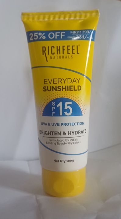 Richfeel Sunscreen SPF - 15 -100g