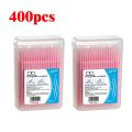 Interdental Silicone Brushes 200 Units Dental Toothpicks Brush Between Teeth Silicone Toothpicks With Thread Oral Cleaning Tools. 