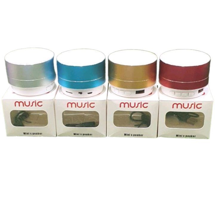 Mini Portable Bluetooth Wireless Speaker Rechargeable With LED Light SD ...