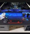 Power Z Gaming Desk  Gaming Desk Computer Desk Workstation For Large PC Gaming Desk Or Home Office Desk Perfect Black Desk With Drawers & Storage. 