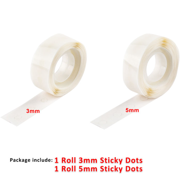 300pcs/Rolls%20Mini%20Double%20Sided%20Tape%20Glue%20Point%20Clear%20Ultra%20Thin%20Stickers%20Adhesive%20Dots%203mm/5mm%20Permanent%20Sticky%20DIY%20Craft%20Dots%20-%20Image%207