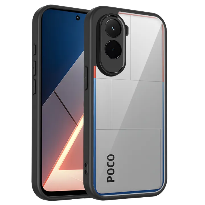 For%20%20Poco%20M7%20Plus%205G%20Case%20Air%20Cushion%20Silicone%20TPU%20Bumper%20Clear%20Matte%20Back%20Cover%20Hard%20Phone%20Case%20for%20%20Poco%20M7%20Plus%20-%20Image%207