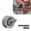 Universal Dishwasher Basket Wheels 12PCS Kit Dishwasher Top Basket Wheels For Siemens/Neff/Bosch/Indesit/Junker/Constructa Part. 