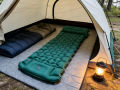 2026!Thicken Camping Mat Inflatable Mattress Sleeping Bed Tent Moisture-Proof Built-in Foot Pump Sleeping Pad with Pillow. 