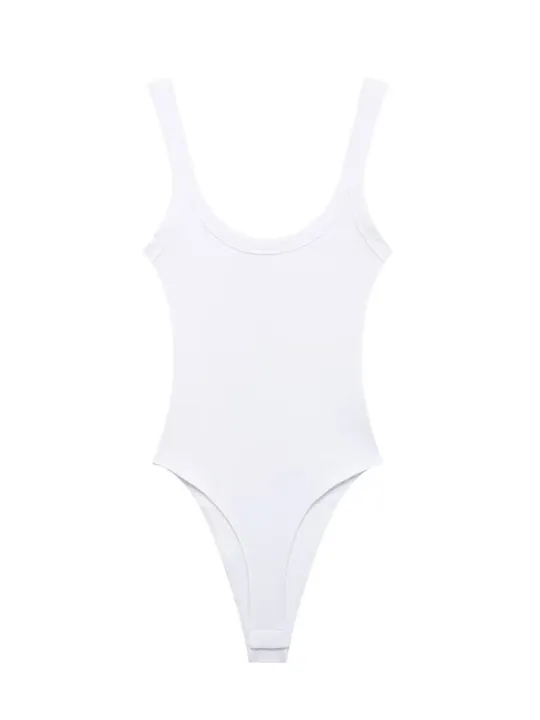 Women's%20Skinny%20Ribbed%20Bodysuits%20O%20Neck%20Straps%20Snap-Button%20%20Fashion%20Female%20Playsuits%20Comfortable%20Stretchy%20Clothing%20-%20Image%205