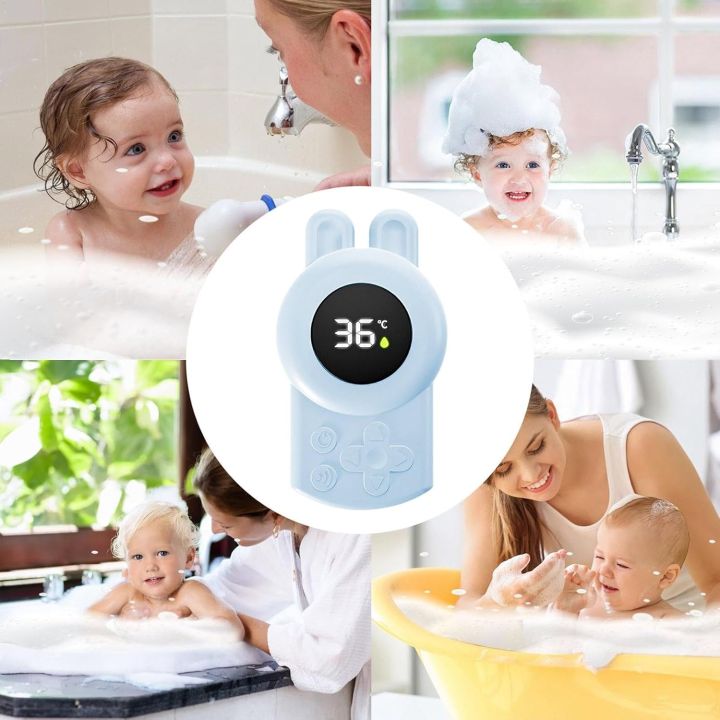 JUSTLANG%20Blue%20Seal%20Baby%20Bathtub%20Shower%20Water%20LED%20Thermometer%20Baby%20Safe%20Temperature%20Sensor%20Floating%20Waterproof%20Baby%20Cartoon%20-%20Image%202