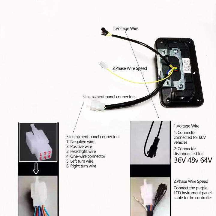 36V%2048V%2060V%2064V%20350W/500W/1000W/1500W%2025A%20Brushless%20Motor%20sine%20wave%20Controller%20with%20LCD%20Speed%20Display%20for%20E-bike%20e-motorcycle%20-%20Image%205
