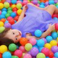 60ps.... Eco-Friendly Colorful Ball Soft Plastic Pool Ball Funny Baby Kid Swim Pit Toy Thicken Balls Play House Outdoors Tents Kids Toys. 