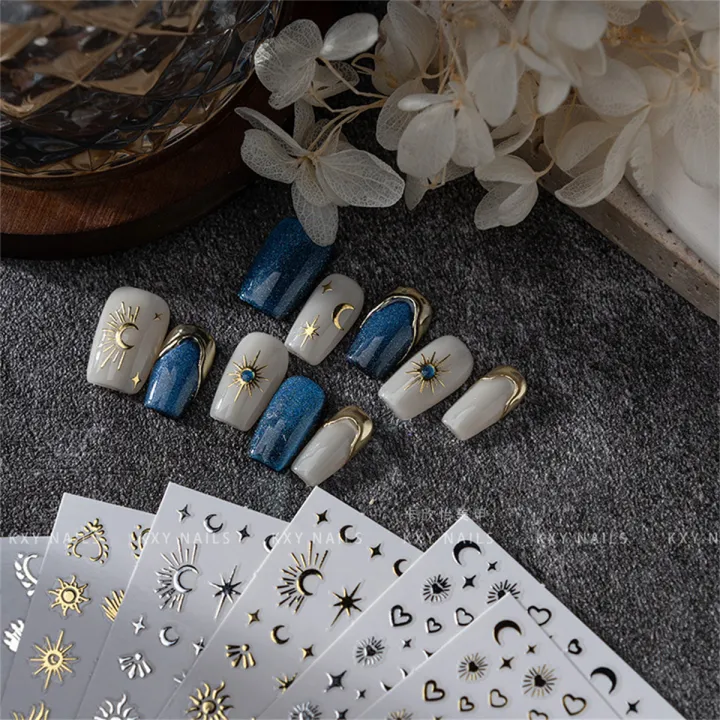 Random%205pcs%20Gold%20Silver%20Nail%20Art%20Decal%20Stickers%20Mixed%20Shapes%20Design%20Self-adhesive%20Sticker%20Acrylic%20Manicure%20Decorations%20Accessory%20-%20Image%203