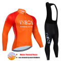 2025 INEOS Winter Cycling Jersey Set Men Thermal Fleece Bicycle Clothing MTB Bike Bib Pants Ropa Triathlon Maillot Ciclismo. 