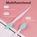 1pc Silicone Lip Scrub Brush Soft Double-sided Exfoliating Lip Brush Cleaning Face Nose Lip Beauty Tool for Men and Women. 
