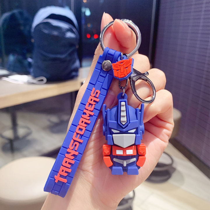 Good quality exquisite cartoon style Optimus Prime keychain ...