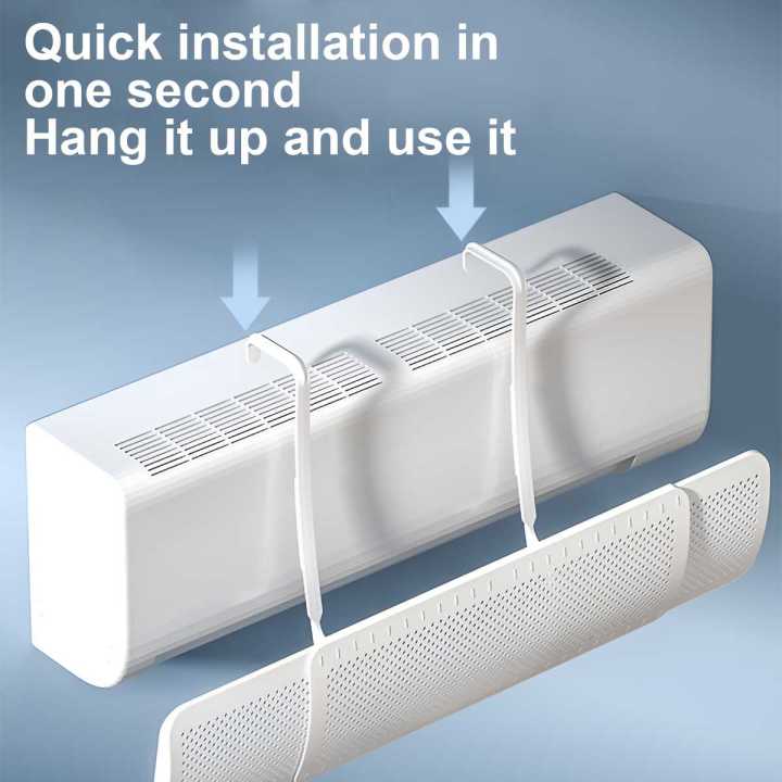Wall-Mounted%20Air%20Outlet%20Baffle%20Anti-Direct%20Blowing%20Wind%20Deflector%20Hanging%20Conditioning%20Guide%20Cover%20Universal%20Windproof%20-%20Image%204