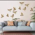 Wall Decor Sparrows | Resin Birds 6 Pcs Set Wall Decor | Hanging Sparrows | Decoration Sparrows |. 