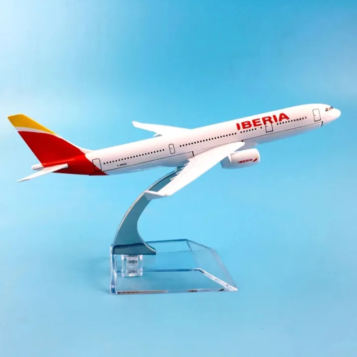 Metal%20Airplane%20Toy%2016CM%20Spain%20Iberia%20Airlines%20737%20Birthday%20%20Plane%20Models%20W%20Stand%20Toys%20For%20Childre%20Collection%20-%20Image%204