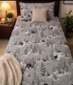garments bedsit+ pillow cover size 4 fit× 7 fit 1 pice. 