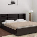FurnitureShala Stylish and High Quality Double size box khat/bed (5/7 feet).