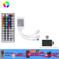 Rgb Lighting Controller 12v 4pin Rgb LED Lights Controller Box Receiver Smart Controller 44key Remote RGB Led Controller. 
