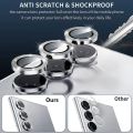 Diamond Lens Protector Glass for Samsung Galaxy S23 Ultra A34 A14 A24 A54 Camera Metal Lens Ring Case for Samsung  Lens Cover. 