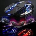 T9 Optical Gaming Mouse with RGB LED Lights - 3600 DPI. 
