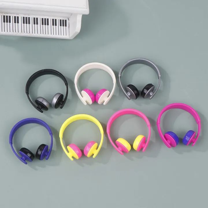 5pcs%20Mini%20Headphones%20Toys%20%20DIY%20Sunglasses%20Straw%20Hat%20Scarf%20Jewelry%20Accessories%20Decoration%20-%20Image%203
