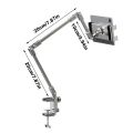 Adjustable Tablet Stand for 5-12Inch Phone Ipad Pro Mini Desk Bedside Rotatable Foldable 3 Sections Arms Lazy Bracket.