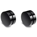 Black/Stainless Magnetic Steel Studs For Boys And Women Best Quality. 