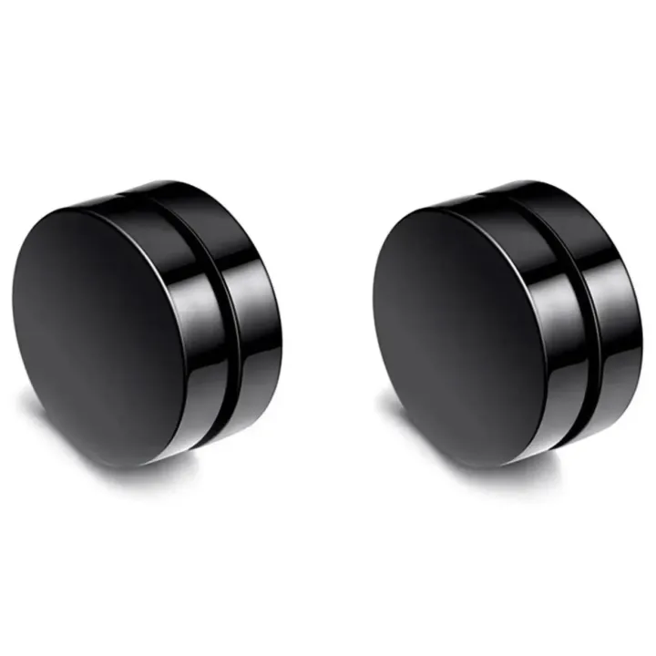 Black/Stainless%20Magnetic%20Steel%20Studs%20For%20Boys%20And%20Women%20Best%20Quality%20-%20Image%202