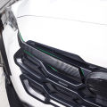 For Subaru Crosstrek 2023 2024 Carbon Fiber Style Car Grille Trim Strip Cover Accessories. 