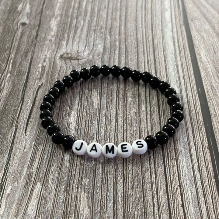 Name bracelet | Customize your name on bracelet with different colors beads | custom name bracelet