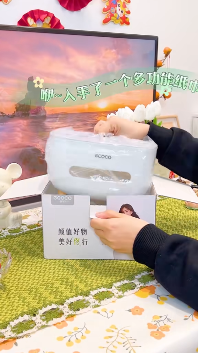 Multifunctional Desk Organizer tissue box