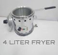 Commercial 4 Liter Gas Deep Fryer | Stainless Steel Gas Fryer | Deep Fryer for Chicken, Fries, Samosa & Snacks Oil Fryer For Restaurant, Home & Fast Food. 