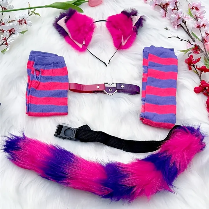 Role%20playing%20costume%20set%20with%20black%20and%20white%20stripes,%20furry%20tail,%20gloves%20and%20socks,%20acting%20props%20for%20Halloween%20-%20Image%203