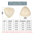 Double-Sided Stickys Bra Inserts Comfort Soft Full Coverage Bra Pads Inserts Instants Lift Reusable Breast Push Up Pads.