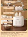 Multifunctional Egg Boiler Electric Egg Steamer Cooking Breakfast Machine Double Layers Egg Cooker Mini Steamer Poacher Kitchen. 