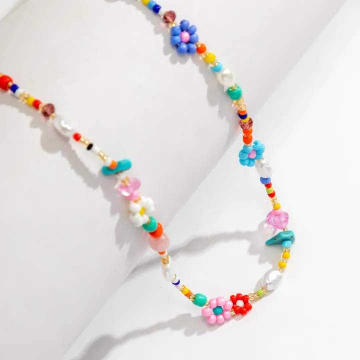 Salircon%20Boho%20Multicolor%20Handwoven%20Seed%20Beads%20Beaded%20Flower%20Choker%20Trend%20Y2K%20Imitation%20Pearl%20Collar%20Necklace%20Women%20Party%20Jewelry%20-%20Image%205