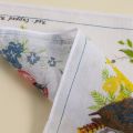 6 Pack of Women's Handkerchiefs, Classic Animal Handkerchiefs, Pure Cotton Handkerchiefs, Wedding Bride and Groom Souvenirs, Flap Pocket Pants Scarf, Placemat.