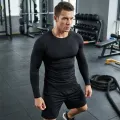 All Season Sport Inner Compression Round Neck Full Sleeve Multicolor T-Shirt For Men. 