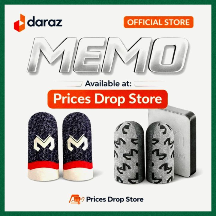 3.8 ⚡ Memo Thumb Gloves 1 Pair (2 Pcs) | Anti-Slip, Anti-Sweat Gaming Finger Sleeves for PUBG, Free Fire, BGMI, CODM, Apex Mobile | Smooth &amp; Sensitive Touch  ✅ Description: