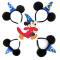 2025 Mickey Mouse Plush Magic House Disney Headwear Cosplay Decoration Christmas Party Cloth Hair Band Adult Kids Halloween Part. 