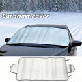 150cm X 70cm Universal Car Front Windshield Cover Auto Sunshade Snow Ice Protection Cover Winter Summer Windshield Shield.