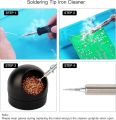Desoldering Soldering Cleaning Ball Iron Mesh Filter Cleaning Nozzle Tip Copper Wire Cleaner Ball Metal Dross Box Clean Ball. 