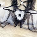 Maid Outfit Maid Dress Cosplay Sweet Classic Apron Maid Costume with  Headwear Bodysuit. 