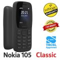 Nokia 105 Dual Sim Black Basic Mobile phone With Softlogic Warranty. 